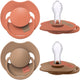 Ciuccio Difrax lovi Dynamic Prime - da 6 a 18 mesi - arancione marrone - 2 pezzi