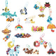 Aquabeads 35025 - mijn sleutelhangers en hangers complete set- parels die met water plakken