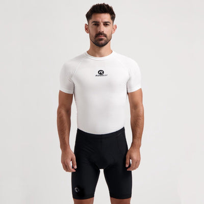 Rogelli core pantalones cortos de ciclismo para hombre con gamuza - pantalones de ciclismo - negro - talla 4xl