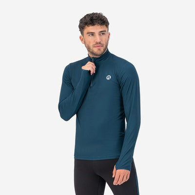 Rogelli core camiseta de running para hombre - manga larga - azul - l