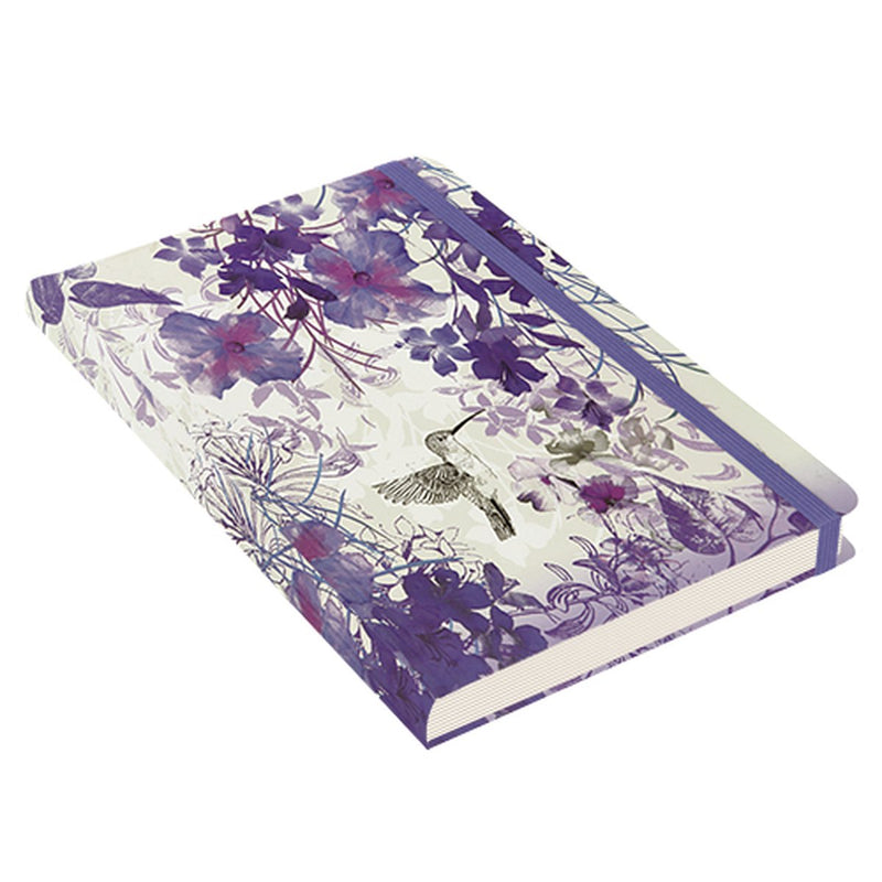 Libreta mediana Peter Pauper - Colibrí - Con cierre elástico - 16x21 cm