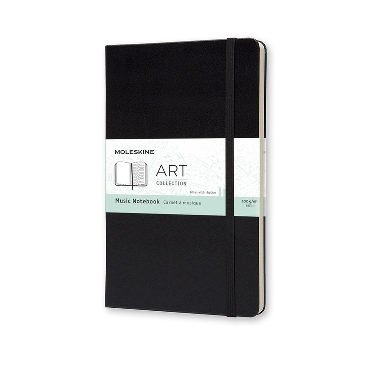 Taccuino Moleskine Art Music - grande - copertina rigida - nero