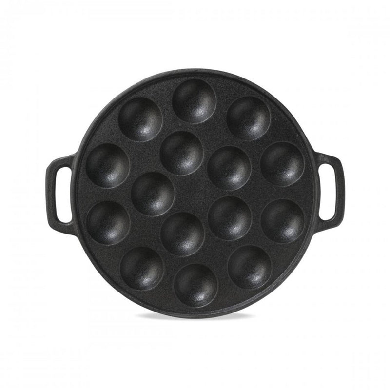 Merkloos sans marque imerial kitchen poffertjespan - gietijzer - ø25 cm