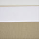 Lenzuolo per culla Meyco Baby Piping - sabbia - 100x150 cm - 0,3 tog