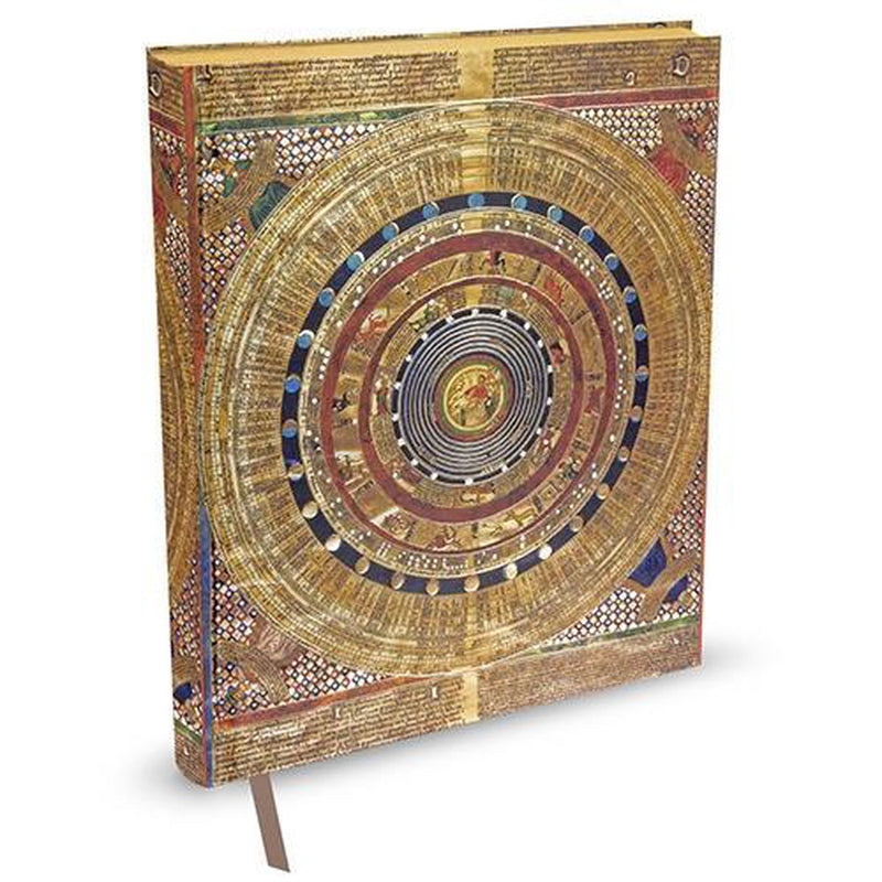 Cuaderno extragrande Peter Pauper - cosmología - con cinta de lectura - 18x23 cm