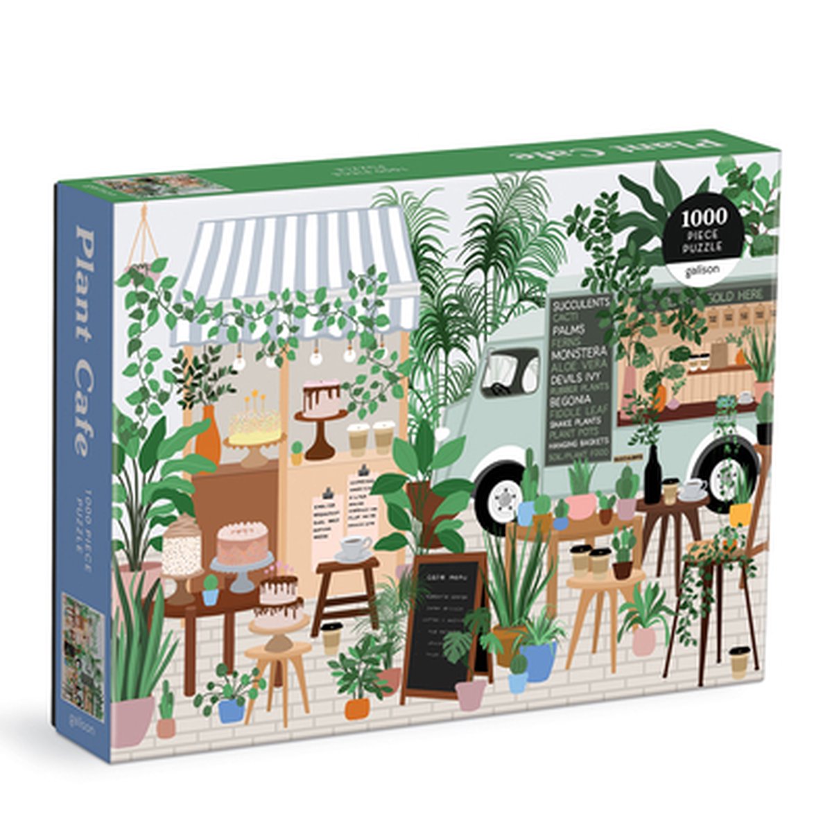 Puzzle de 1000 piezas de café vegetal.