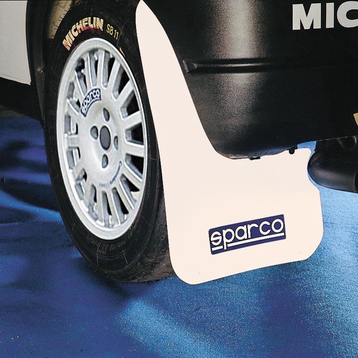 Sparco universele spatlappen 'large' - wit set à 2 stuks