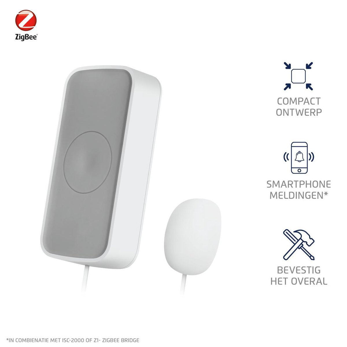 Haga clic en Haga clic en Smart Wireless Lekkagemelder ZWLD-100