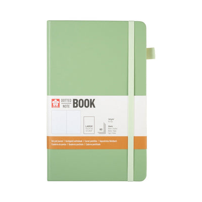 Sakura • notebook dotted 13x21cm pale patina