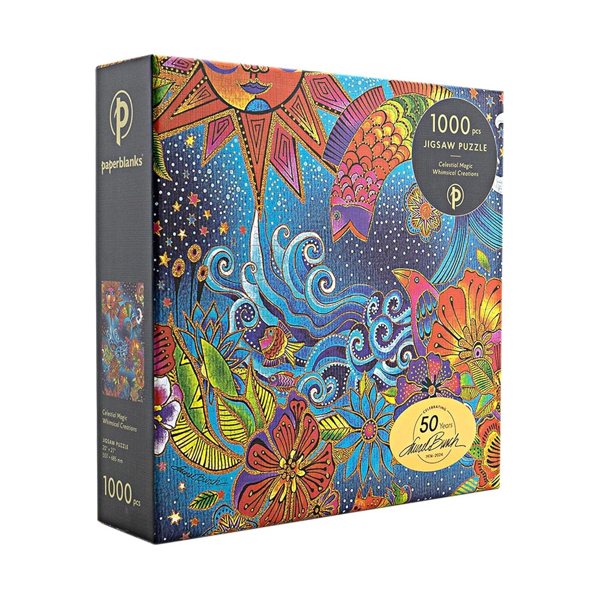 Celestial magic 1000 piece jigsaw puzzle, laurel burch collection by paperblanks (whimsical creations)