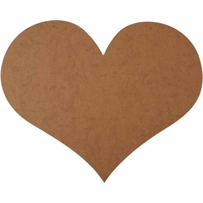 Corazón de empresa Creativ, medidas 50x40 cm, grosor 5 mm, 1 pieza