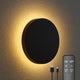 Lampada da parete Calex rosarno 25 cm - ricaricabile e dimmerabile - uso interno ed esterno - nera