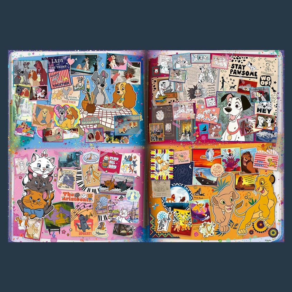 Trefl prime - Puzzle - 6000 pezzi - Libro delle fiabe Disney - forme irregolari