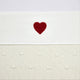 Lenzuolo per culla Meyco Baby Sweet Heart - rosso - 100x150 cm - 0,3 tog
