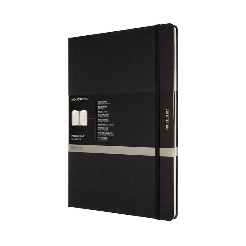 Cuaderno profesional Moleskine - a4 - tapa dura - negro