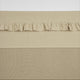 Meyco baby ruffle crib sheet - sand - 75x100cm - 0.3 tog