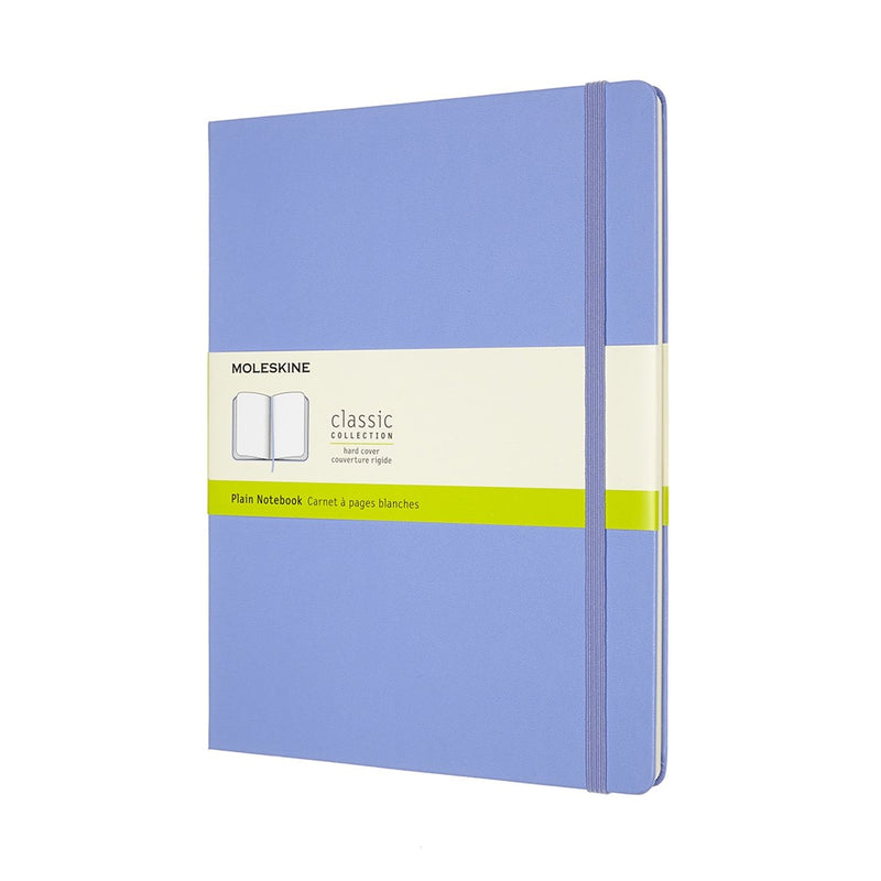 Taccuino classico Moleskine - extra large - copertina rigida - vuoto - blu ortensia
