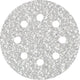 Wolfcraft - carta vetrata 125 mm grana 40 - 25 pezzi - per levigatrici eccentriche - 1150100