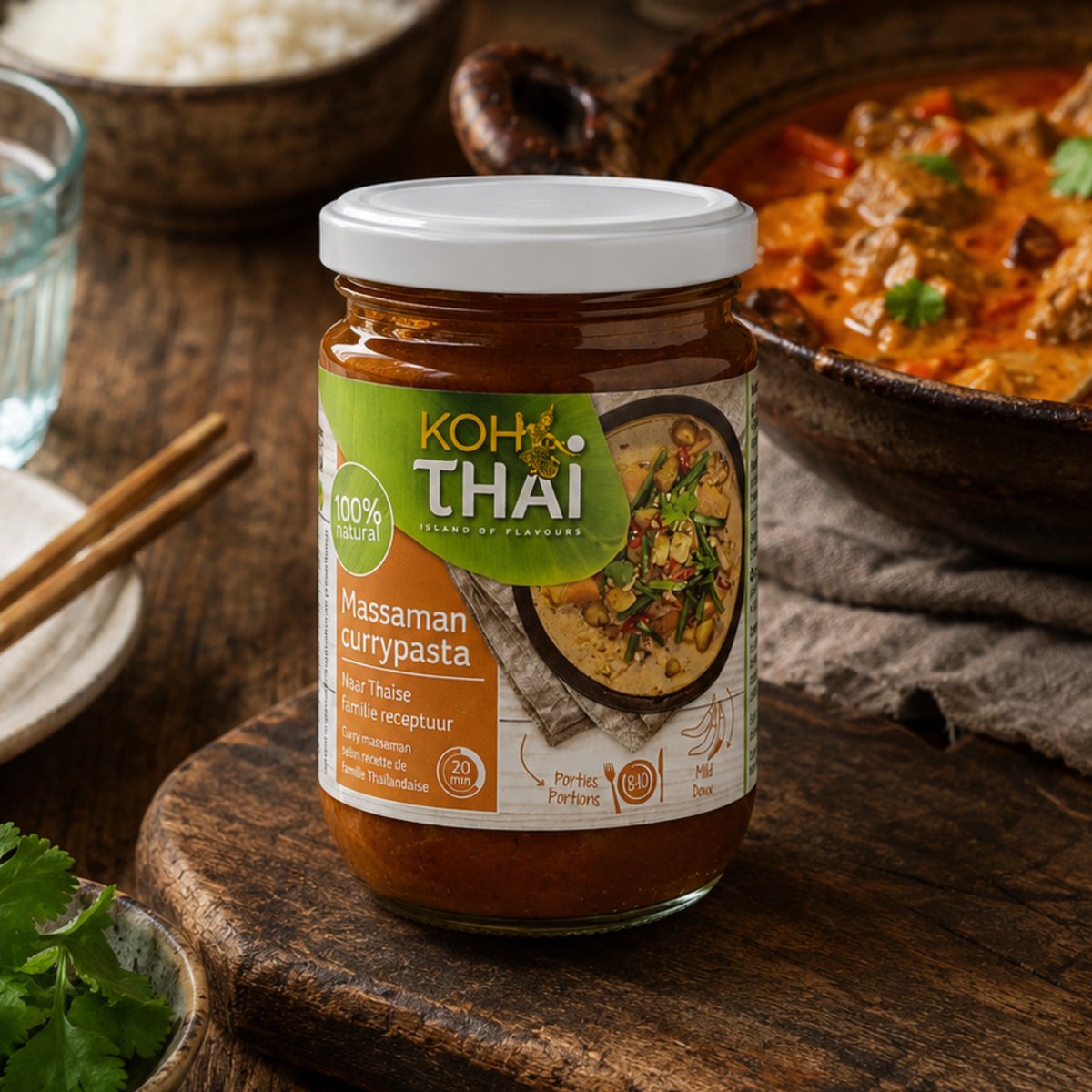 Pasta di curry Koh Thai Massaman 6 x 225 grammi
