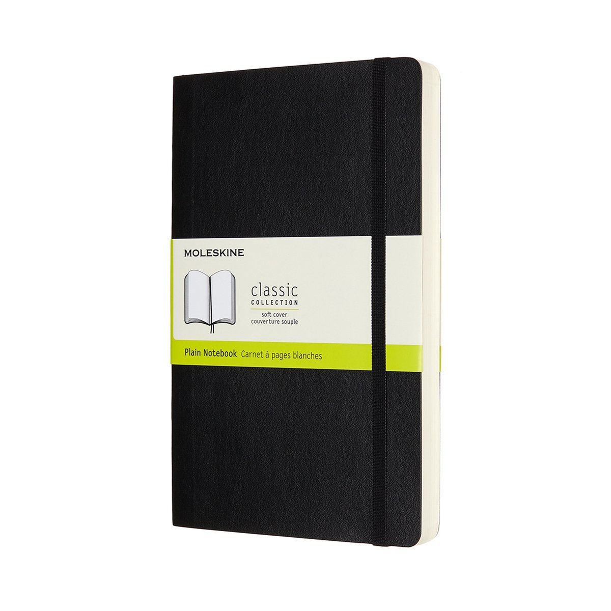 Moleskine classic notitieboek - expanded - large - softcover - blanco - zwart