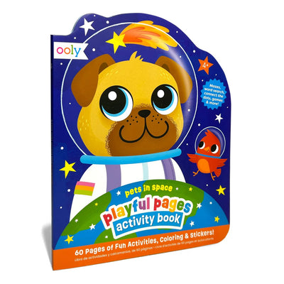 Ooly - páginas lúdicas - libro de actividades - mascotas en el espacio
