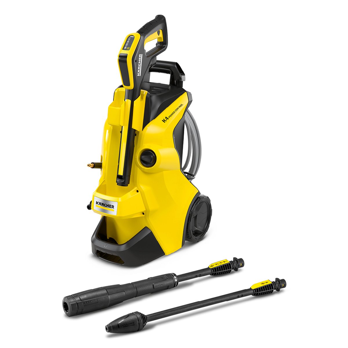Idropulitrice Kärcher k 4 power control flex - tubo ad alta pressione premiumflex - 130 bar - 420 l h - 30 m² - adatto tra gli altri. auto - biciclette - terrazzo - moto - recinzione e mobili da giardino
