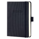 Sigel agenda semanal conceptum - formato a6 - año 2025 2026 - 18 meses - negro - tapa dura - si-c2602