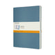 Moleskine cahier journals - extra large - gelinieerd - blauw - set van 3