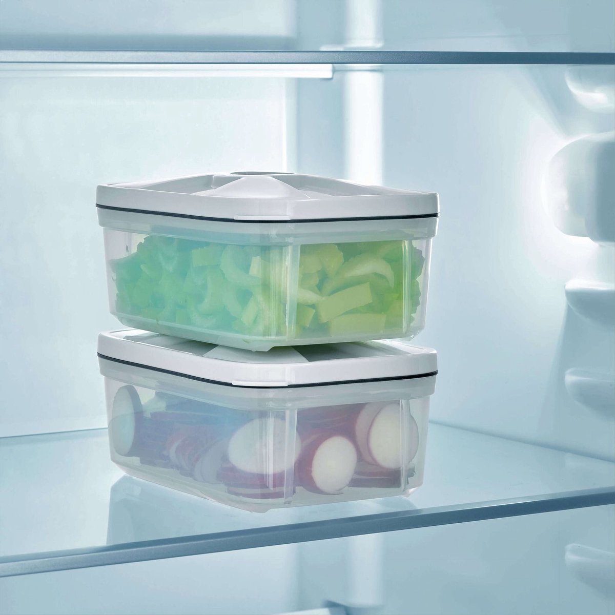 Recipiente al vacío Severin zb 3620 sin BPA, apto para lavavajillas 2x 0,75l