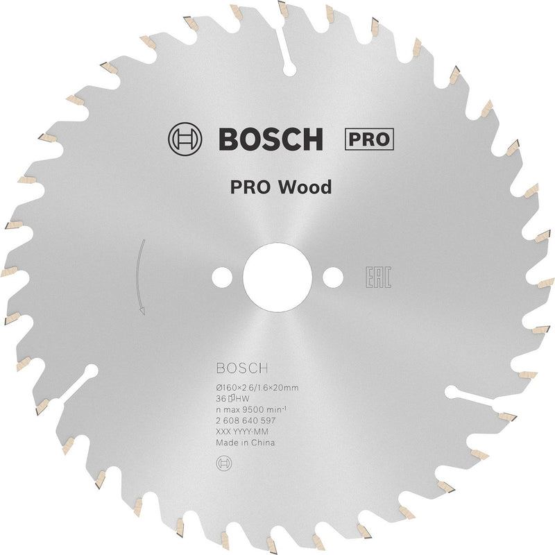 Bosch cirkzb opt 160x20 16x2.6 36t wz