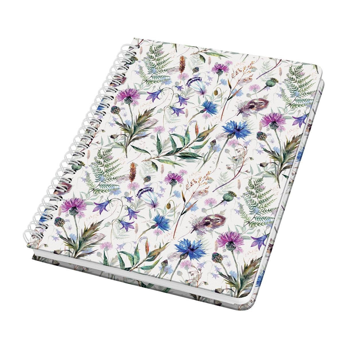 Sigel - spiraal notitieboek - jolie - a5 - hardcover - 120 pagina's - dots - 100 grams papier - misty meadows - si-jn618