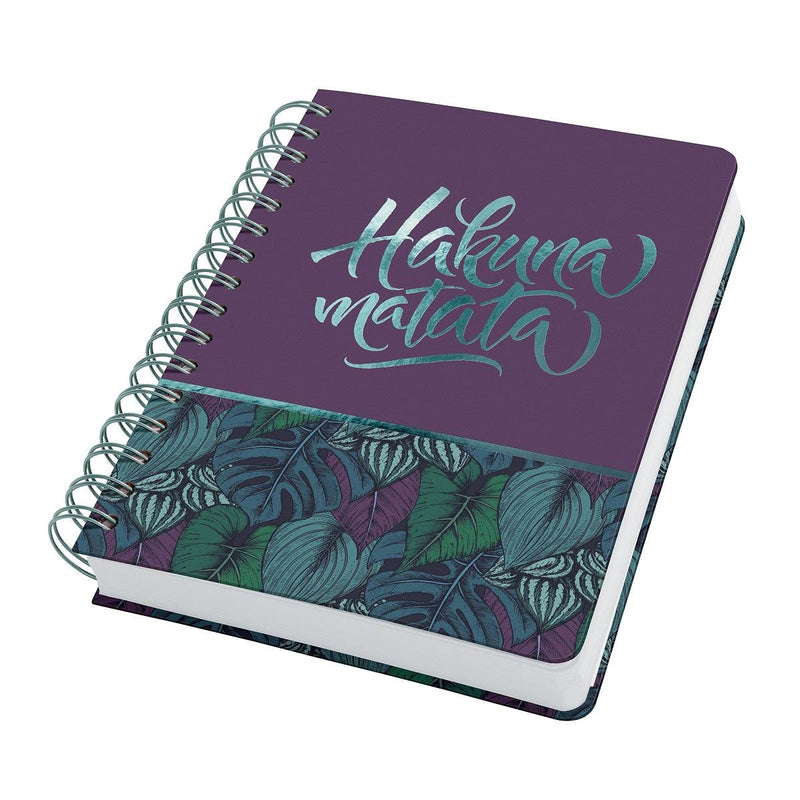Sigel - quaderno a spirale - jolie - a5 - copertina rigida - 240 pagine - pois - carta da 120 grammi - Jungle Dreams - si-jn613
