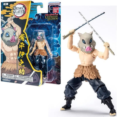 Bandai - Ultimate Legends HD - Action Figure Demon Slayer 12 cm - Inosuke Hashibira - Licenza Ufficiale Demon Slayer - Action Figure Inosuke - Giocattolo Bambini 4+ - Ve88963