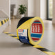 Tesa - marking tape - 33m x 50mm - yellow black - PVC