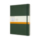 Taccuino classico Moleskine - extra large - copertina rigida - a righe - verde mirto