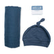 Lulujo hello world - gorro envolvente - azul marino