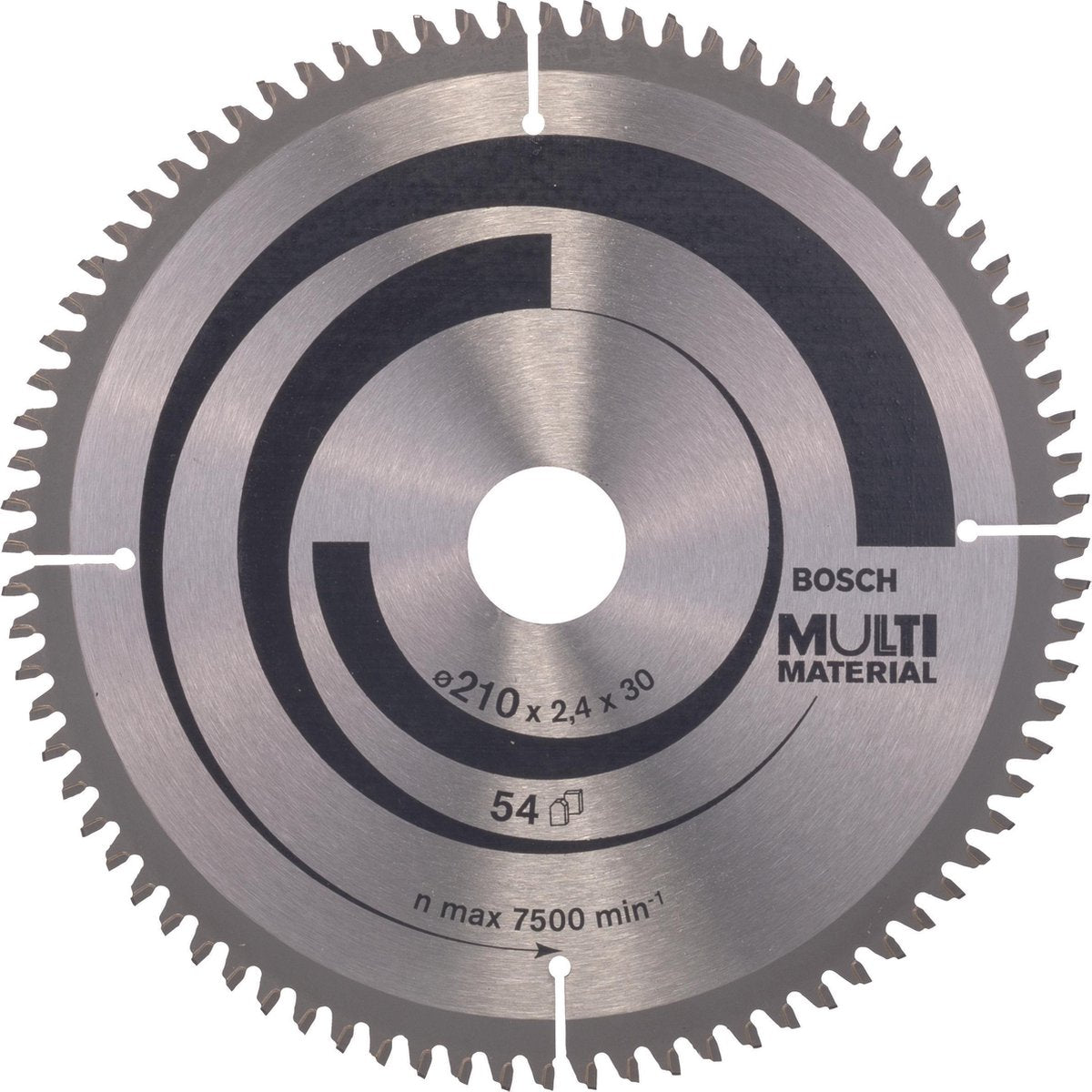 Bosch cirkzb multi k vt 210x30x2.5 80t tr-f