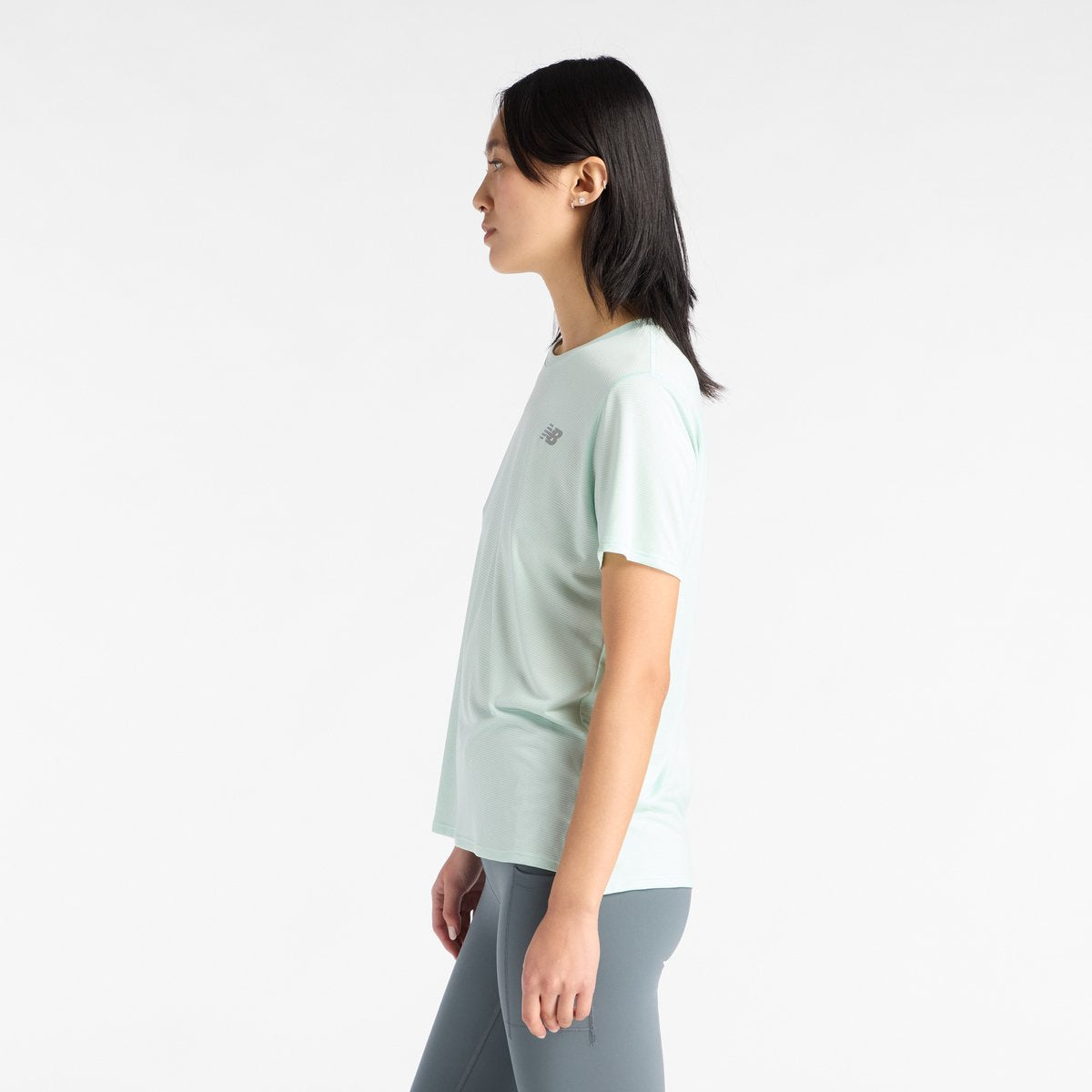 Maglietta sportiva da donna New Balance Sports Essentials - Giada cosmica