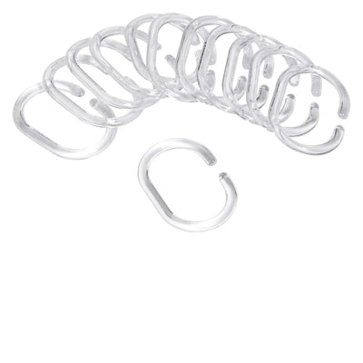 Differnz - shower curtain rings - c-minor - transparent