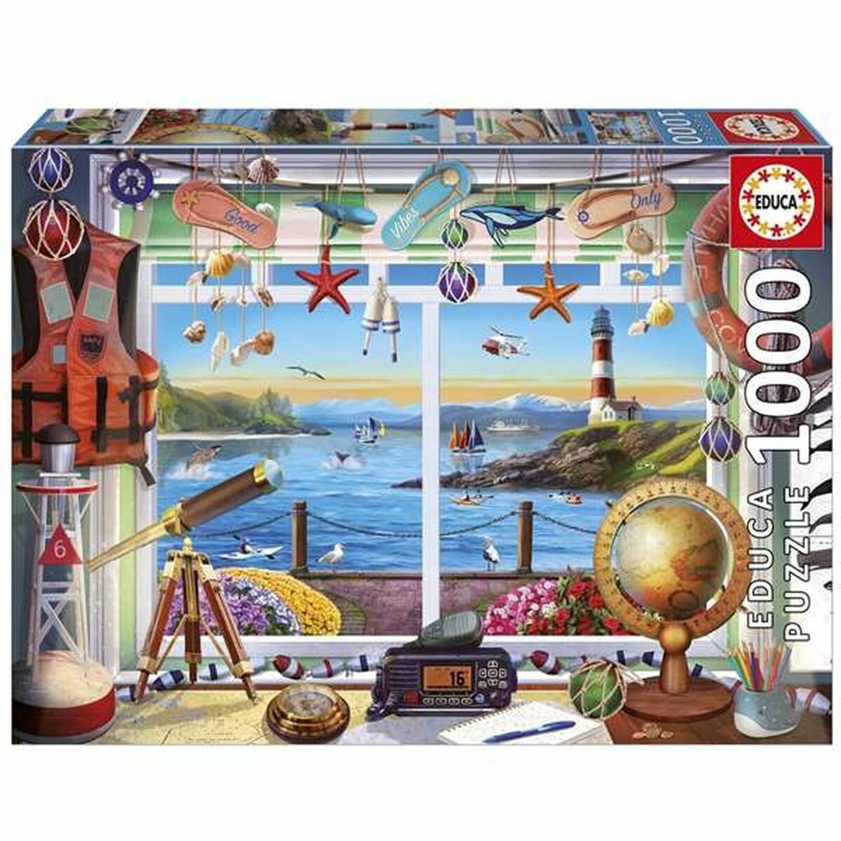 Educa - leven in de haven - puzzel - 1000 stukjes - sinterklaas cadeautjes