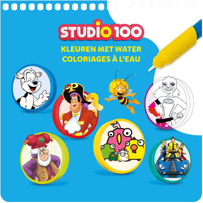 Libro para colorear de Studio 100 - Colores con agua
