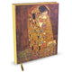 Peter pauper oversize notitieboek - the kiss - met leeslint - 18x23 cm