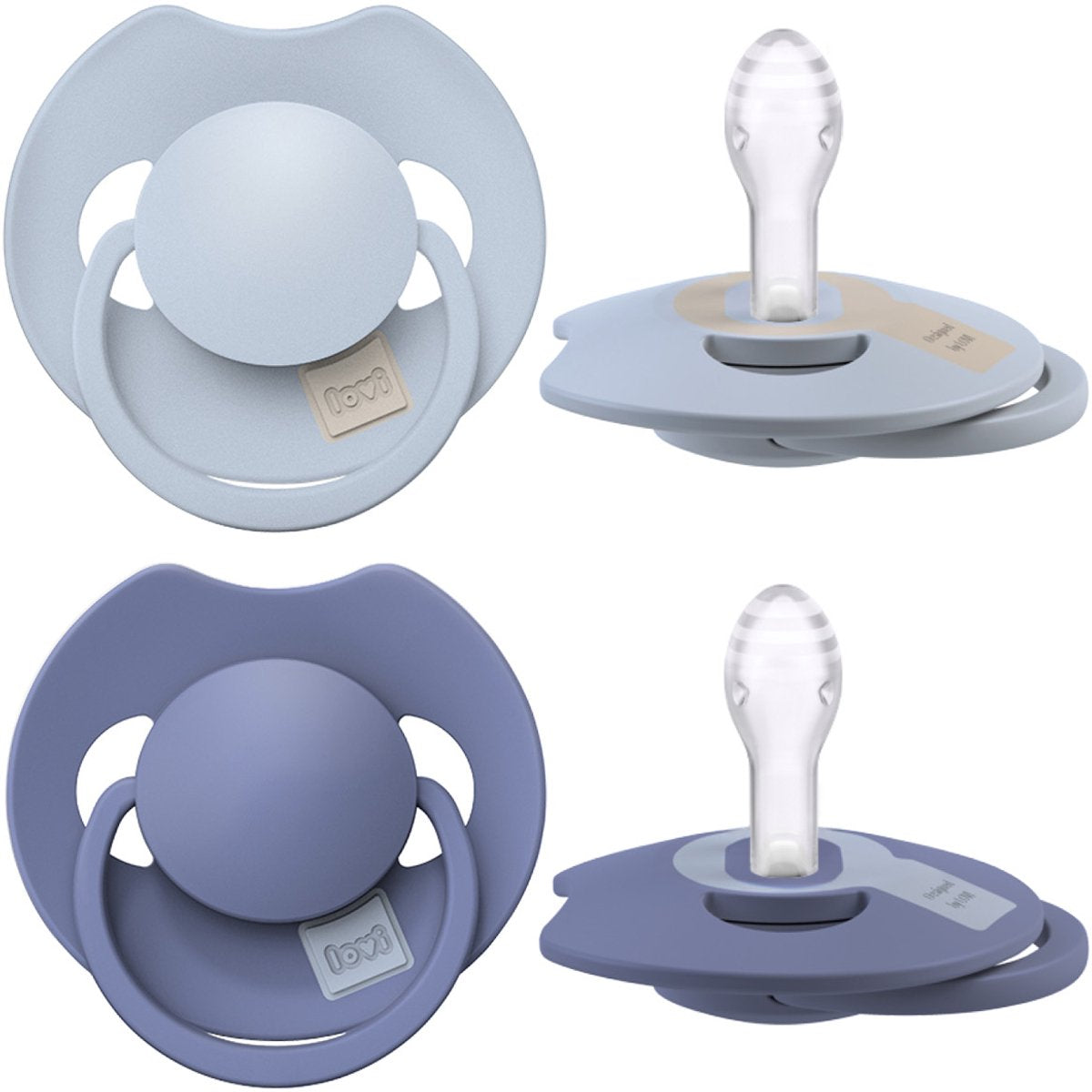 Ciuccio Difrax lovi Dynamic Prime - da 0 a 6 mesi - azzurro navy - 2 pezzi