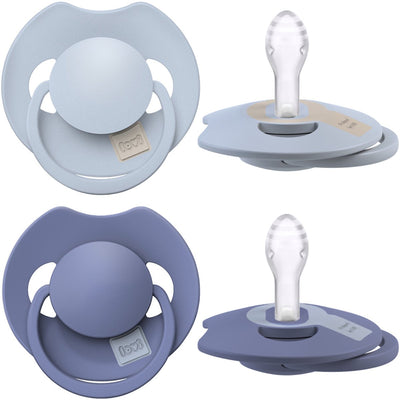 Ciuccio Difrax lovi Dynamic Prime - da 0 a 6 mesi - azzurro navy - 2 pezzi