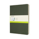 Moleskine cahier journals - extra large - blanco - groen - set van 3