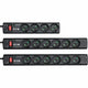 Eaton plug dosenleiste uberspannungsschutz - tira de protección 6 fr - ps6f - 6 dosis de enchufe francés - negro