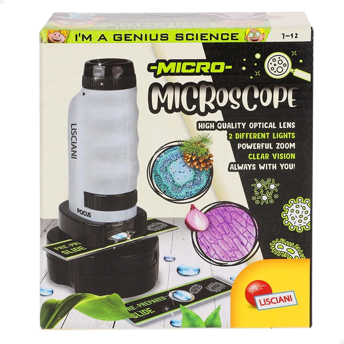 Lisciani i'm a genius micro-microscope in display 12