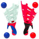 Stamp clip clap catch ball game spidey