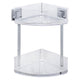 Wenko estante para ducha y baño 28 cm acero inoxidable plateado transparente