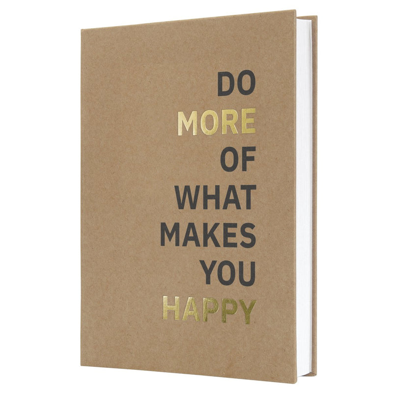 Sigel jolie notitieboek - a5 - kraft - pure happiness - met lijn - si-jn805